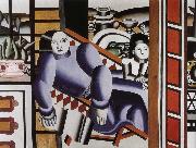 Fernard Leger Woman and children oil on canvas